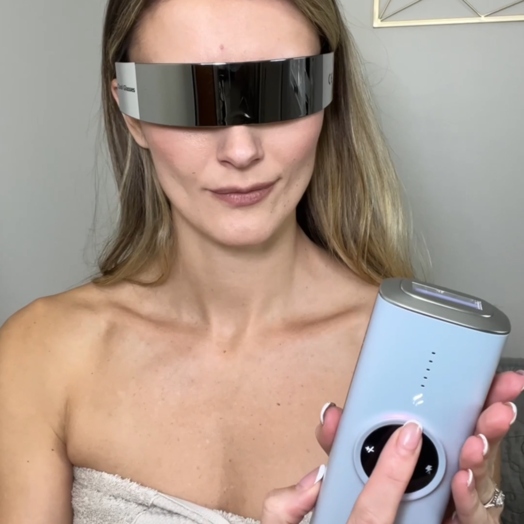 AURORA - 2-in-1 IPL Hair Removal & Skin Rejuvenation Device with Sapphire Ice-Cooling Morii Skin