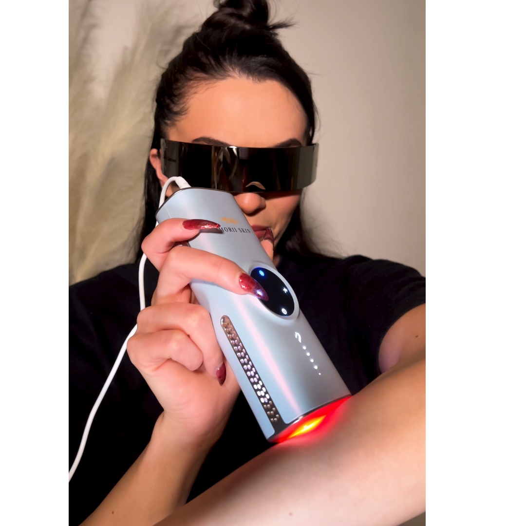AURORA - 2-in-1 IPL Hair Removal & Skin Rejuvenation Device with Sapphire Ice-Cooling Morii Skin